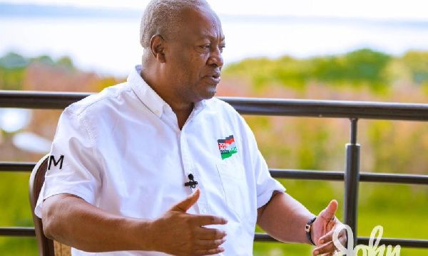 John Mahama: Ghanaians losing faith in democracy under Akufo Addo