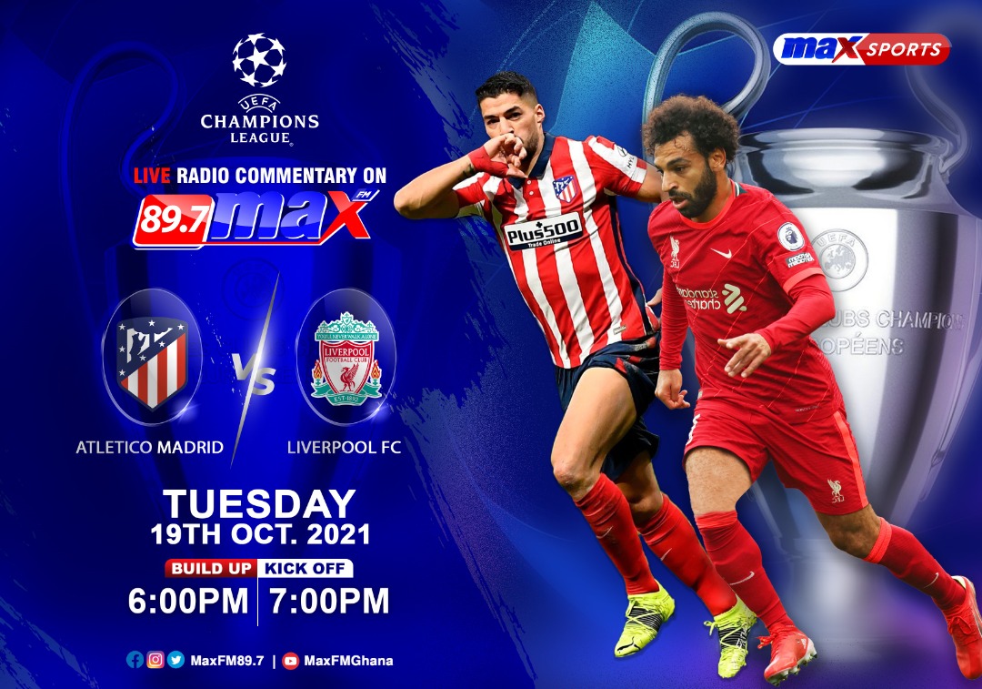 UCL Max 89.7 FM to run live commentary on Atletico Madrid vs Liverpool