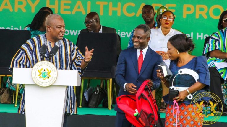President Mahama Commissions Equipment for Better Healthcare